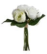 ATMOSPHERA - Bouquet de Fleurs artificielles Blanches H 30 cm - vignette