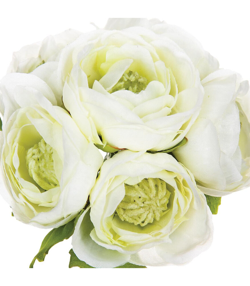 ATMOSPHERA - Bouquet de Fleurs artificielles 6 Renoncules H 25 cm - large