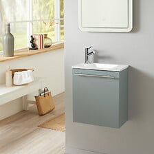 Meuble dessus WC avec étagères DETROIT design industriel