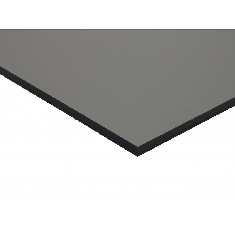 McCover - Panneau de bardage stratifié HPL compact Gris Quartz, E : 6 mm, l : 130 cm, L : 61 cm, Surface m² - 0,79 - large
