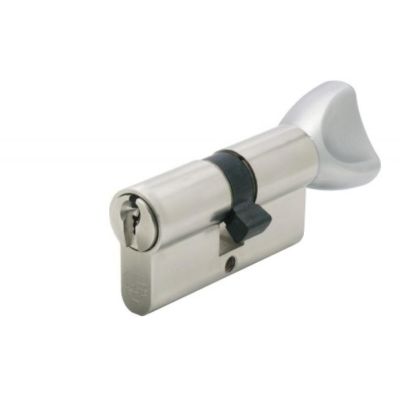 VACHETTE - Cylindre double à bouton breveté type Néo à clé protégée varié 3 clés 40 x B40 - large