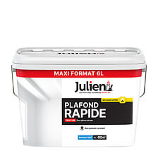 Dulux Valentine Peinture Plafond repère Magic - Application facile - Mat  Blanc 5 L