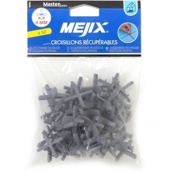 Pack de 100 croisillons 4mm pour carrelage