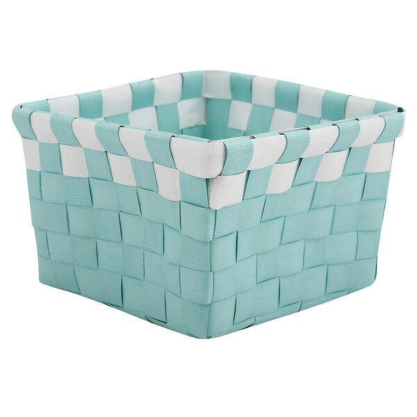 Panier De Rangement Métal Vart Blanc APS 30429 - 29.5x25.5x13.5 Cm, Pour Pain, Fruits, Décoration, Empilable