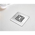 Sanycces - Receveur de douche 80 x 80 cm extra plat LOGIC surface ardoisée rectangulaire blanc - vignette