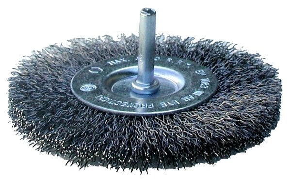 OUTIFRANCE - Brosse Metallique Rotative Plate 100 Mm - large