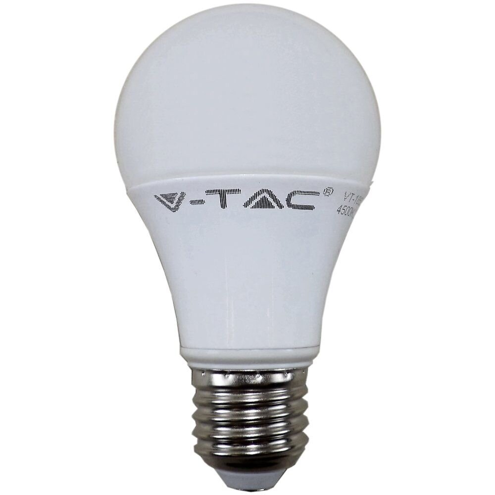 LAMPESECOENERGIE - Lot de 20 Ampoules LED V-TAC Culot E27 7W (éq. 45W) 470lm angle 200° lumière blanc neutre - large