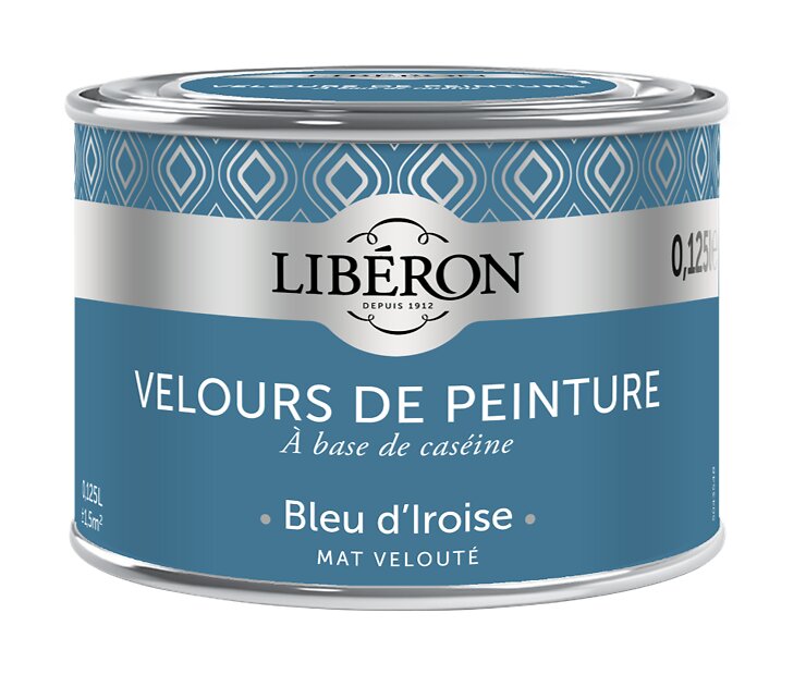 LIBERON - Velours de peinture Mat Bleu d'Iroise 125 ML - large