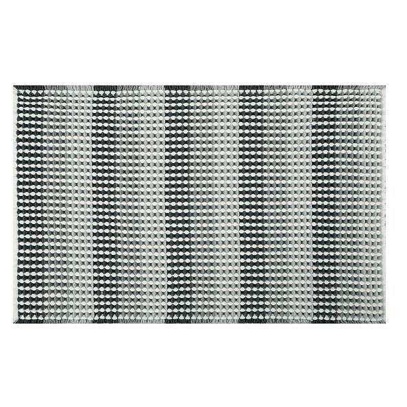 SPIRELLA - Spirella Tapis de bain Polyester CONE 50x80cm Noir - large