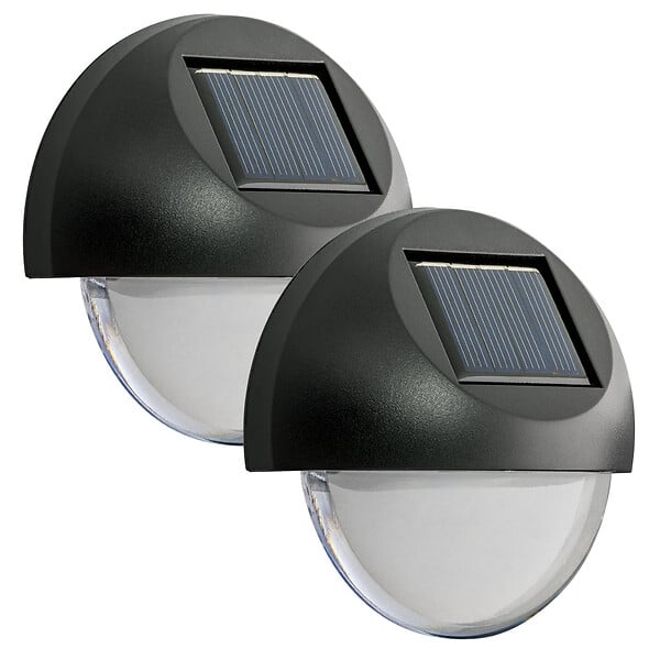 Lampe LED Solaire ASLO 3W 370 Lumens LI ION 6000K Applique Blanc