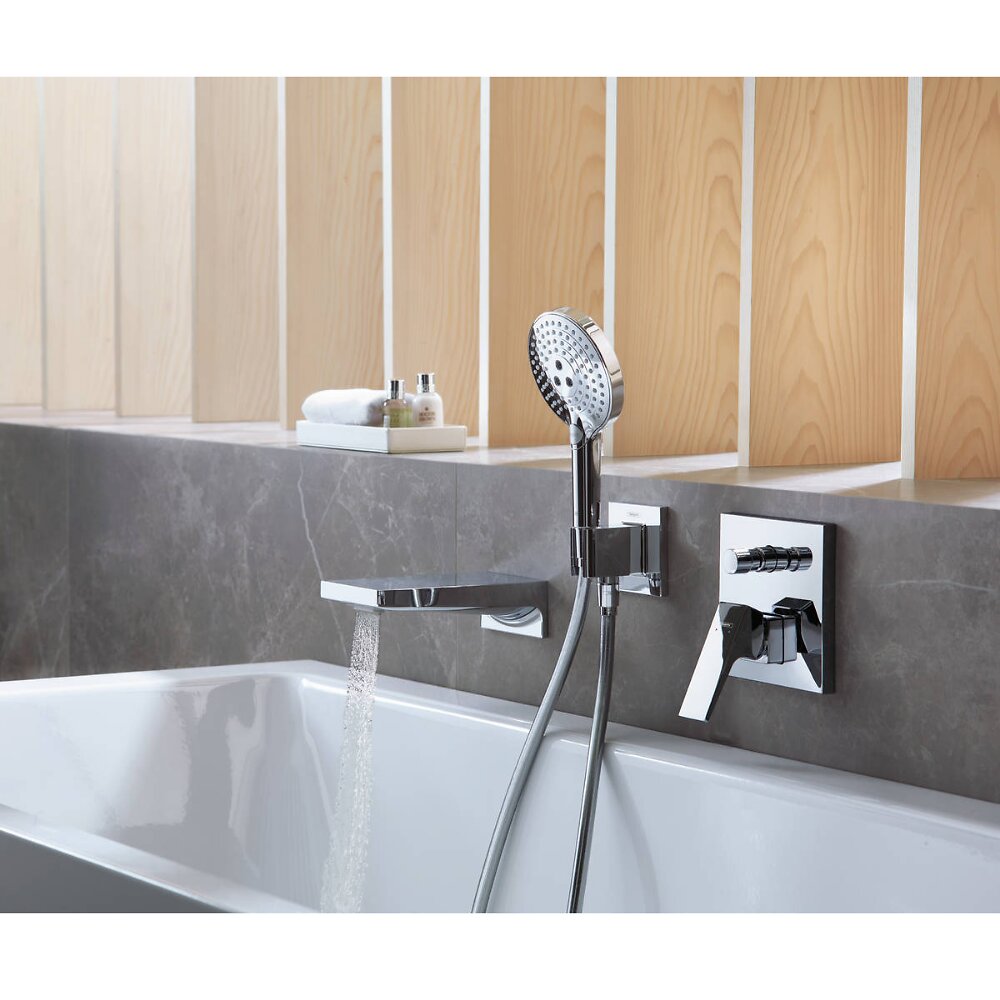 HANSGROHE - Façade Metropol pour mitigeur bain douche encastré avec corps encastré et outil de montage - large