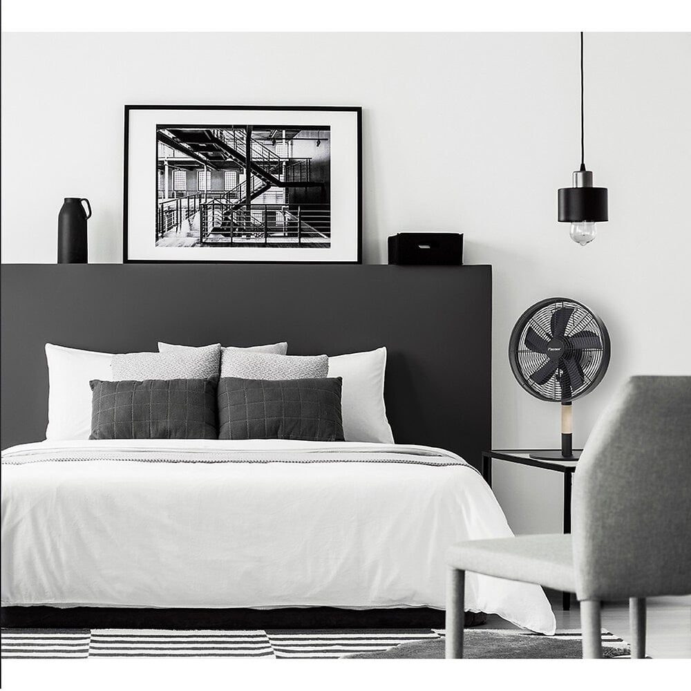 BESTRON - ventilateur de table 35w 35cm 3 vitesses noir - dft35wb - large
