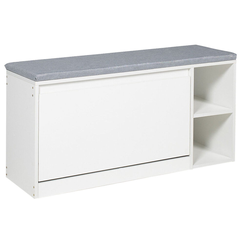 Meuble à chaussures avec abattant et deux casiers IVAN Bricorama