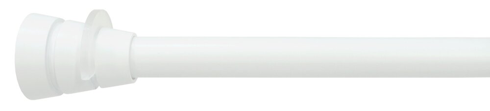 CESSOT - Tringle à rideau entremur Ø20-17mm ext de 150 à 250cm, blanc mat - large