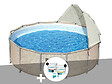 BESTWAY - Kit piscine tubulaire ronde Bestway Power Steel 3,96 x 1,07 m + Kit de traitement au chlore - vignette
