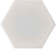 SEVENON - Extension hexagonale de base LED, blanc 160x185mm - vignette