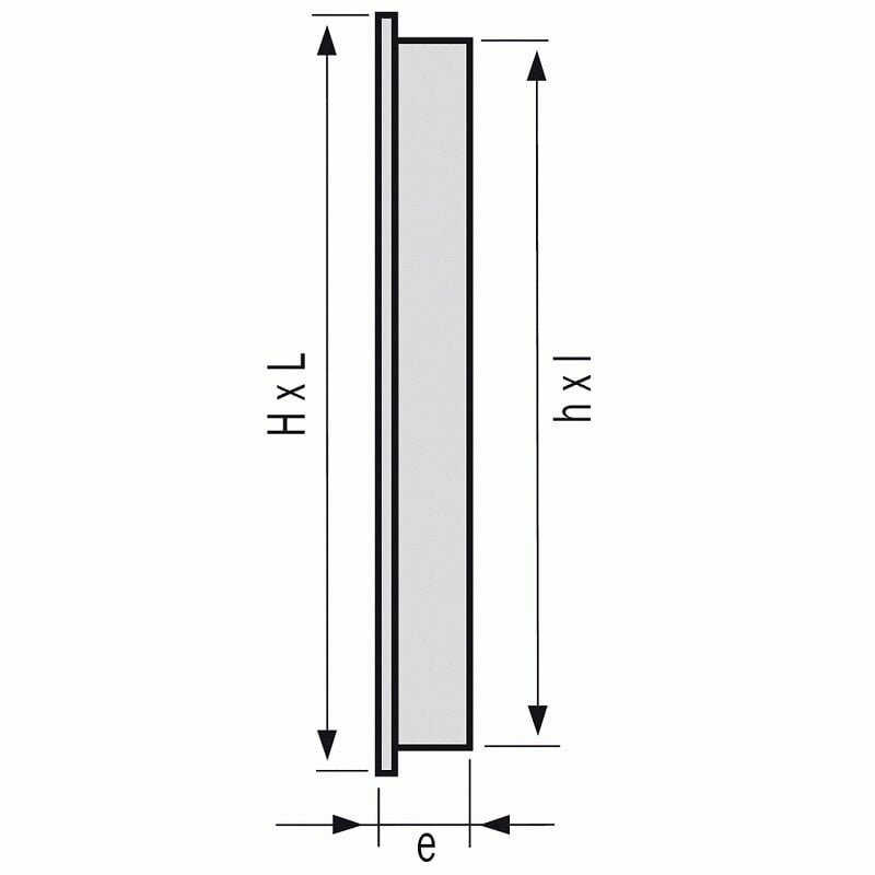 Pb 80 line - bouche fixe universelle design LINE avec manchon court  diametre 80 Atlantic Clim & Ventil