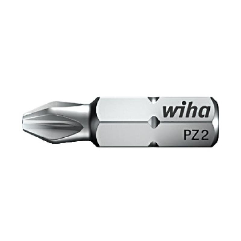 WIHA - Embouts de vissage Pozidriv PZ0x90 - Standard Boîte de 5 - large