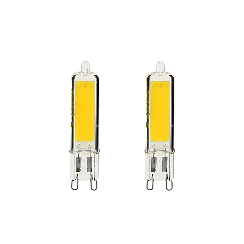 XANLITE - Pack de 2 ampoules RetroLED Caspule, culot G9, 3,7W cons. (40W eq.), 450 lumens, lumière blanc neutre - large