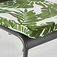 OVIALA - Lot de 4 galettes de chaise polyester jungle 40x40x3 cm - vignette
