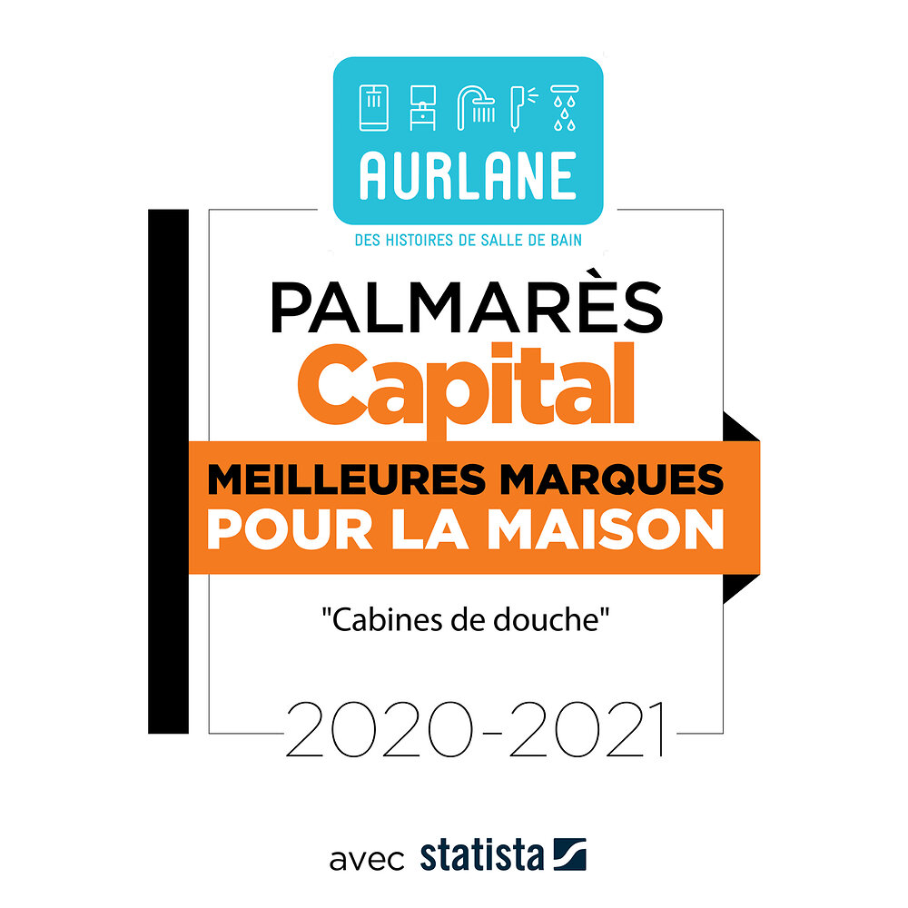 AURLANE - PAROI PORTE DE DOUCHE COULISSANTE + RETOUR 120X90cm - CRUSH 120-90 - large