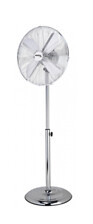 MAZDA Ventilateur sur pied - Chrome - 40cm - 50W