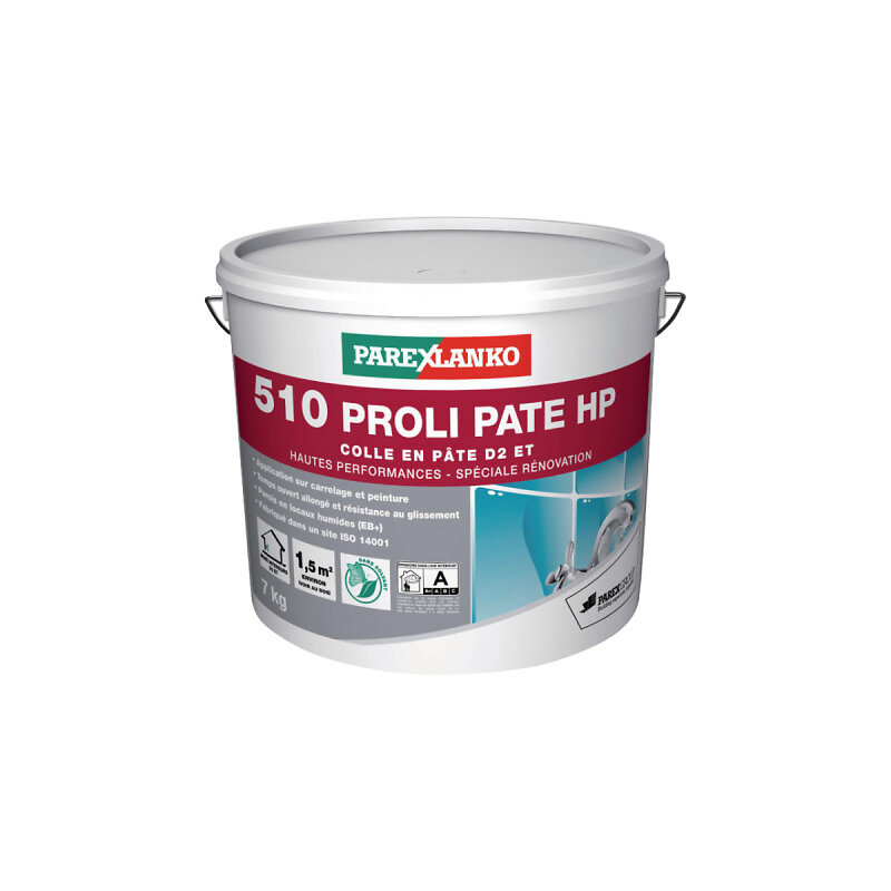 PAREXLANKO - Colle en pâte pour carrelage PAREXLANKO 510 Proli Pâte HP - 7 kg - L510-07 - large