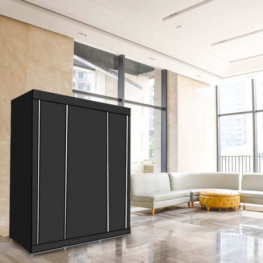 Herzberg HG8011 Armoire de rangement Moyenne Gris