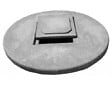 Couvercle pour buse de puits Ø intérieur 100 cm avec trappe - vignette