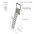 Matisere - Escalier Escamotable Mural: Dimensions De Tremie De 80x120cm - Adjm/80/120 - vignette