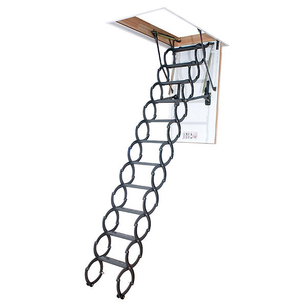 Matisere - Escalier escamotable acier - Ouverture du plafond de 70 x 120cm - LST70120-300 - large