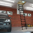 Matisere - Escalier escamotable acier - Ouverture du plafond de 70 x 120cm - LST70120-300 - vignette