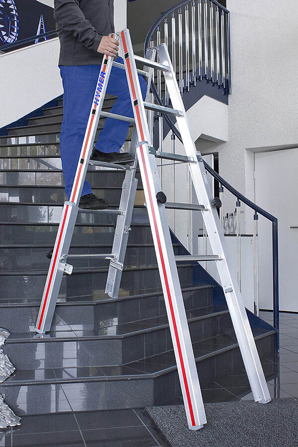 Matisere - Echelle pour escaliers pour une hauteur atteignable de 2.77m. - 4123/2X5 - large
