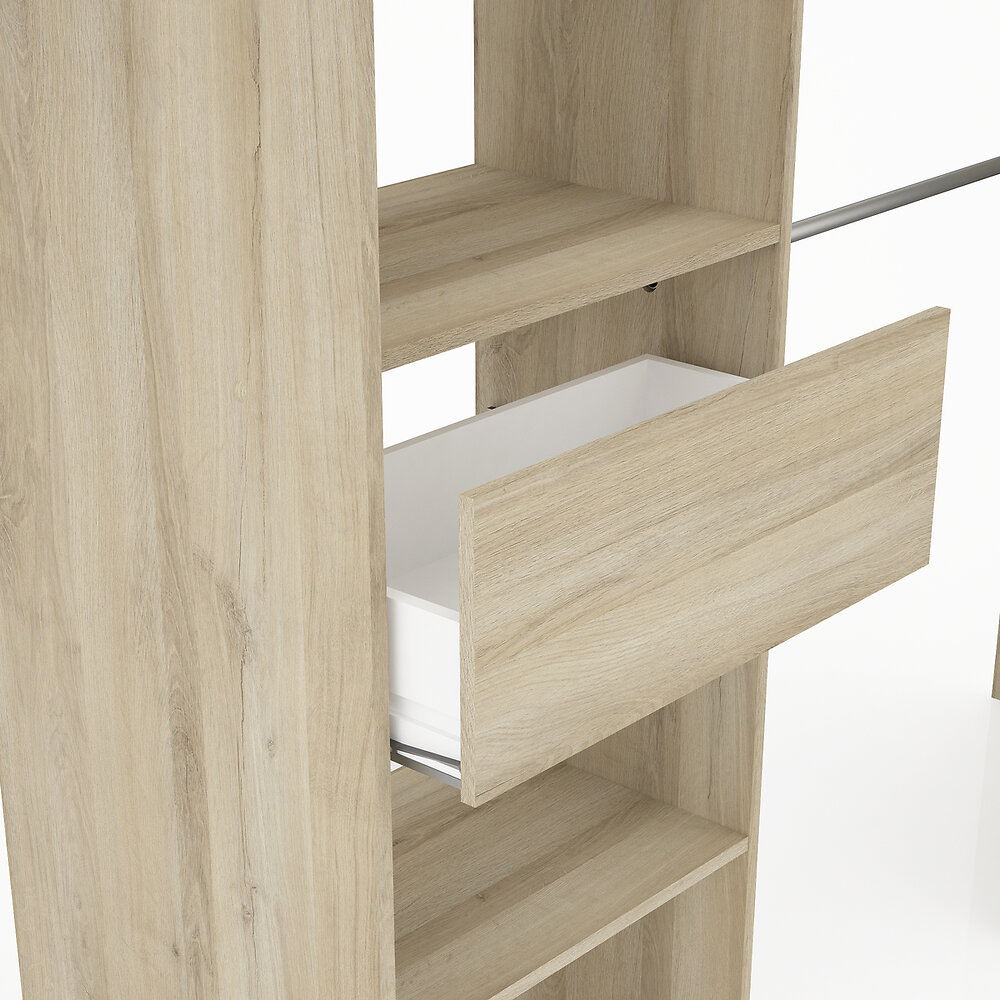 Kit dressing ajustable Chicago L.114168xH.187xx P.50cm Bricorama