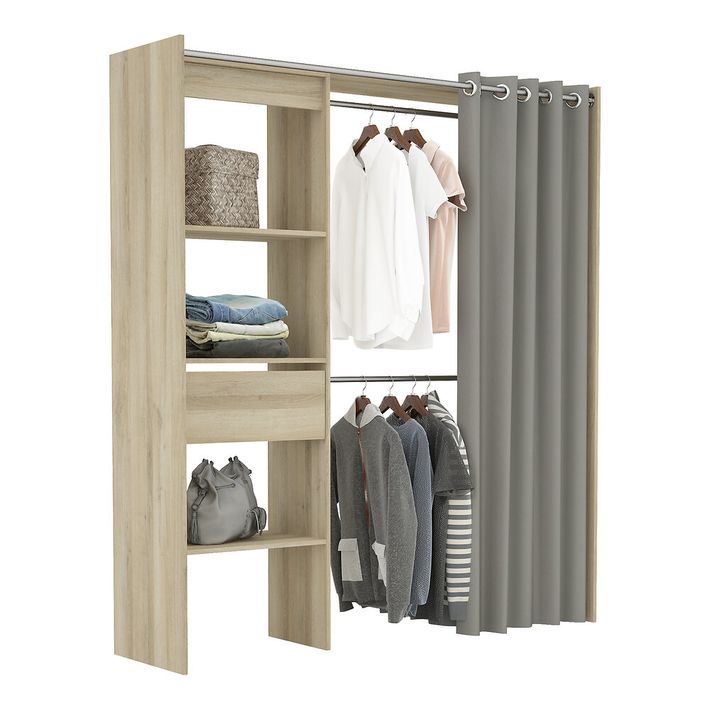 Kit dressing ajustable Chicago L.114168xH.187xx P.50cm Bricorama