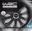 WRC - WRC boîte 4 enjoliveurs 14"" n°5 noir/argent - vignette