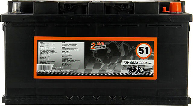 XLPT - XLPT batterie auto 800A 95Ah XL51 - large