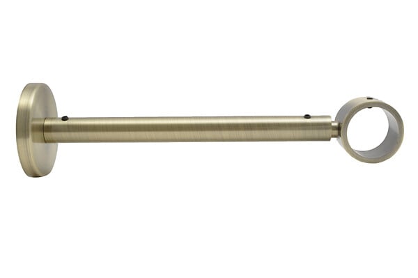 Kit Tringle Rideaux Carbone 200cm 28mm Cône Bois - Mur - Boulet - Maison