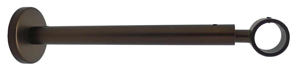 CESSOT - 1 support extensible pour barre à rideaux de diam 20mm, antic bronze - large
