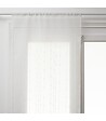 ATMOSPHERA - Lot de 2 Voilages Vitrage Blanc imprimé Anissa 60 x 90 cm - vignette