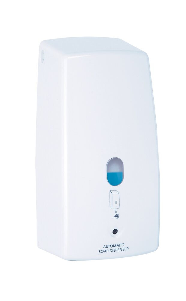 WENKO - Distributeur de savon Trevisio infrarouge blanc - large