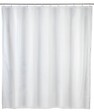 WENKO - Rideau de douche 120x200 cm blanc polyester - vignette