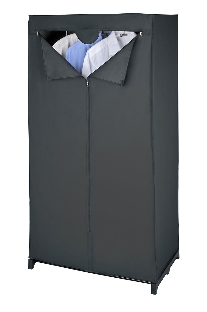 armoire-penderie deep - noir - 150x75x50cm
