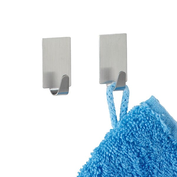 Crochet rectangle inox mat lot de 4 WENKO | Bricomarché