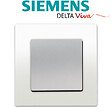 SIEMENS - Va et Vient Silver Delta Viva + Plaque Blanc-SIEMENS - vignette