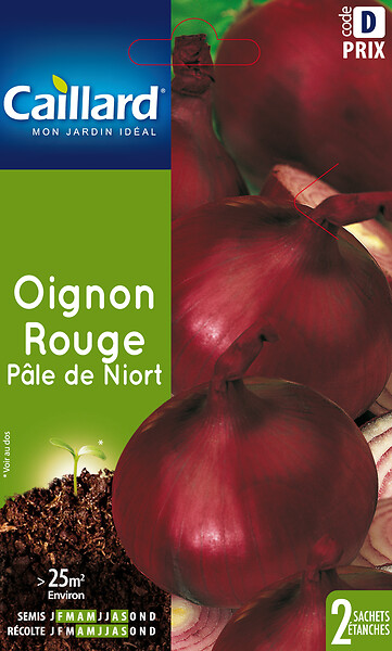 CAILLARD - Oignon rouge pale de niort - large