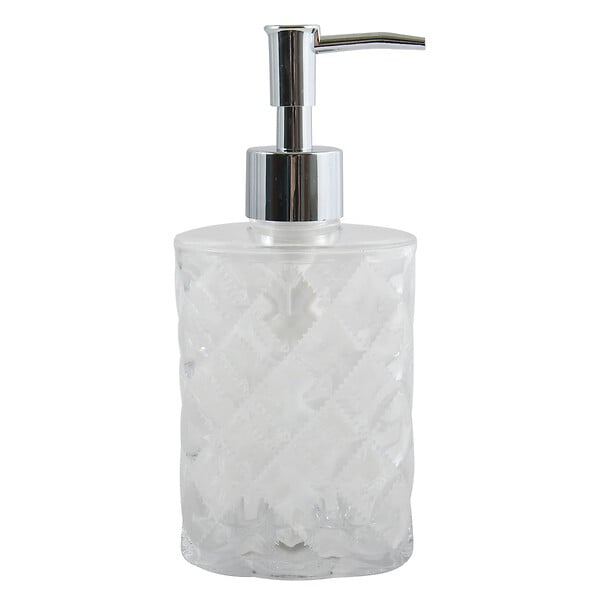 Distributeur De Savon Casse-Noisette Acrylique Transparent - Déco Noël, Salle De Bain, Cuisine - Remplissage Facile, 9,5x9,5x30 Cm