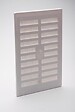 FEPRE - Grille d'aération ABS à visser entrée d'air réglable 28,9 x 19,3 cm - vignette