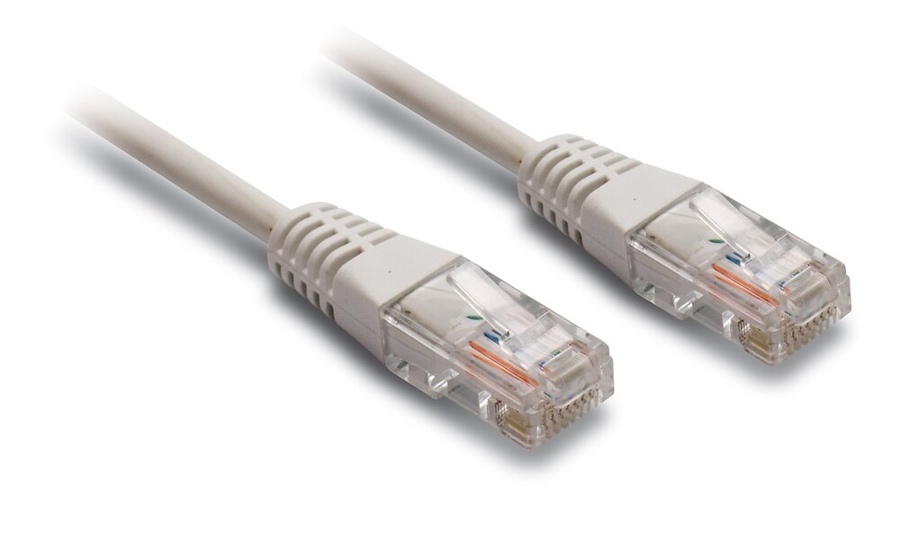 METRONIC - Câble Ethernet RJ45 CAT 5e mâle/mâle droit - UTP 3m - large