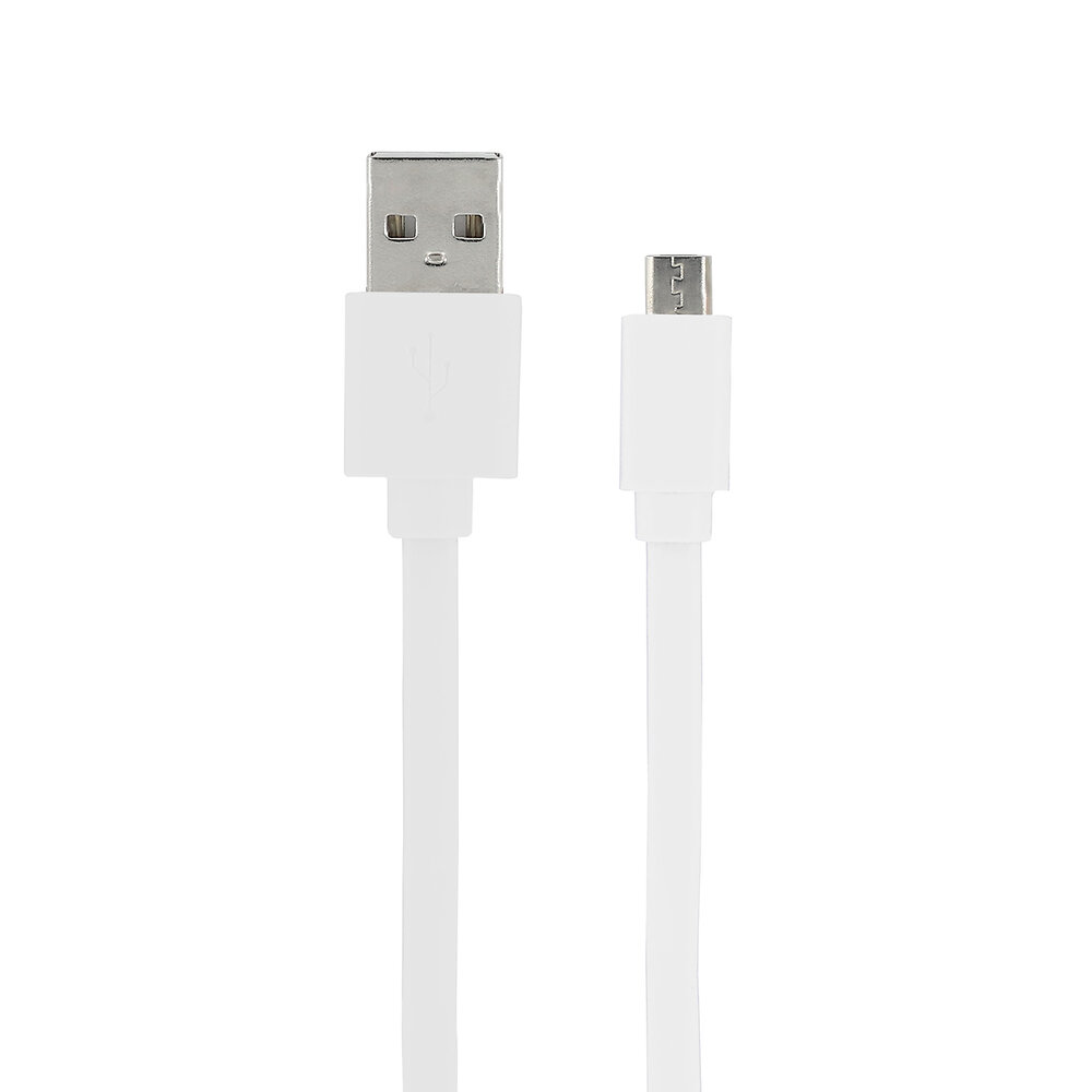 MOOOV - Câble micro USB /USB-A plat 2m - blanc - large